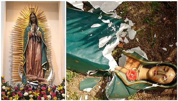 Imagen de la Virgen de Guadalupe fue destruía en iglesia de La Victoria (VIDEO)