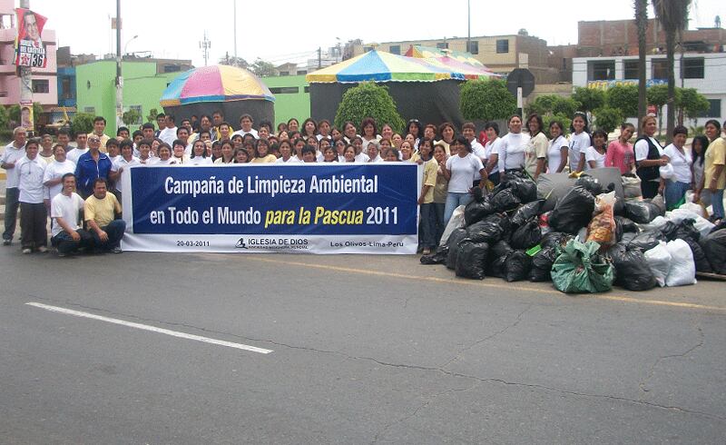 Campaña de limpieza en el Cono Norte