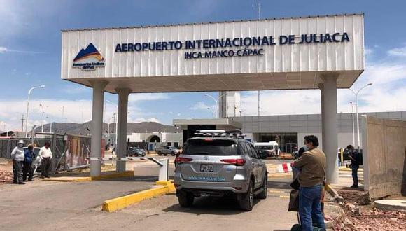 Se realizarán trabajos de mantenimiento correctivo en la pista de aterrizaje del aeropuerto de Juliaca. (Foto: MTC)