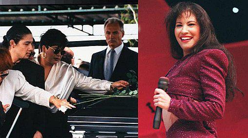 Sale a la luz foto inédita del funeral de Selena Quintanilla 
