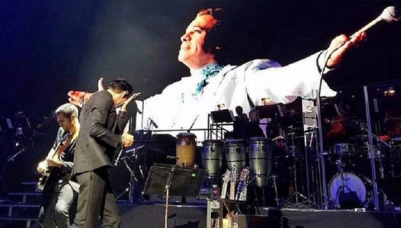 ​Marc Anthony se quiebra y llora en pleno concierto homenaje a Juan Gabriel 