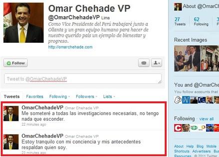 Omar Chehade: "Estoy tranquilo con mi conciencia"