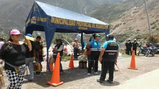 Carretera Central: Damnificados pasaron la noche en carpas de Defensa Civil