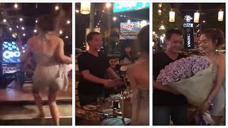 Le pidió a su pareja que le regale "cosas de hombres" y logró sorprenderlo (VIDEO)