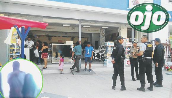 Extranjeros toman de rehén a niño para robar en tienda de electrodomésticos
