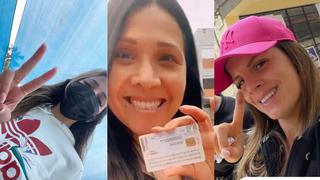 Luciana Fuster, Alejandra Baigorria y los famosos que llegaron a las urnas para dar su voto este domingo 