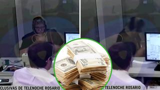 Mujer se hace pasar por anciana para pedir crédito en banco