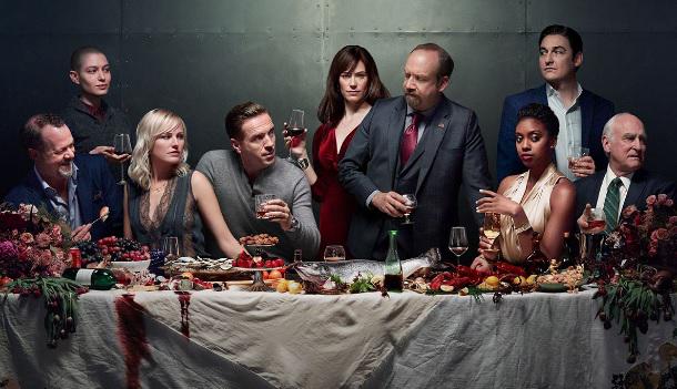 Elenco protagonista de la exitosa serie "Billions", de Showtime.