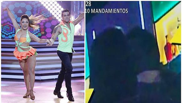 Christian Domínguez es ampayado dándole efusivo beso a su exbailarina (VIDEO)