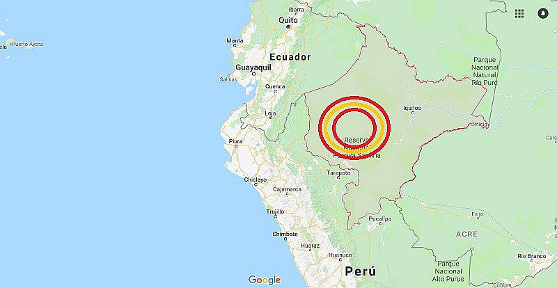 ​Sismo de 5.0 grados remeció Loreto esta madrugada