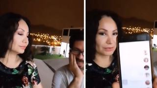 Janet Barboza revisó el celular de su novio al estilo “Buscando Infieles", pero le dice:  "Yo confío en ti” | VIDEO 