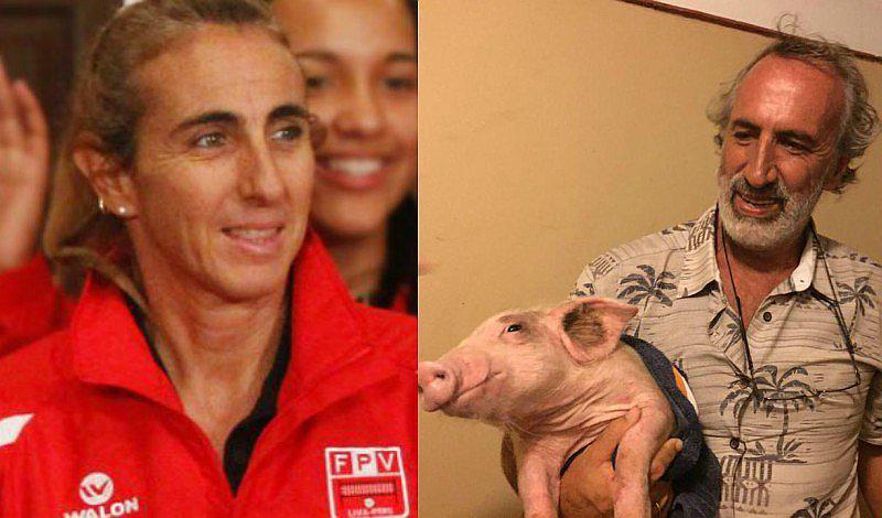 Hermano de Natalia Málaga realiza noble acción al adoptar a cerdito [FOTOS]