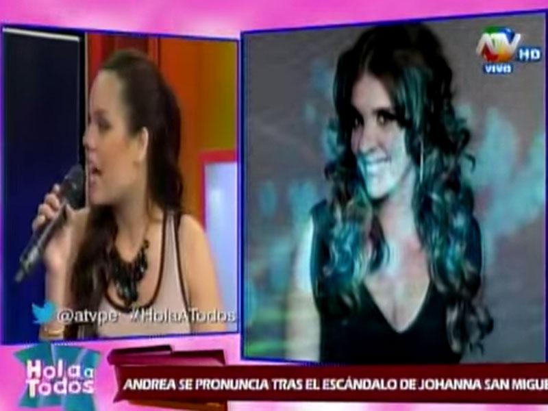 Andrea San Martín: Me parece bien que Johanna San Miguel haya salido de Esto Es Guerra [VIDEO] 