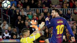 ​Messi anota tres veces y Barcelona derrota 3-1 al Leganés