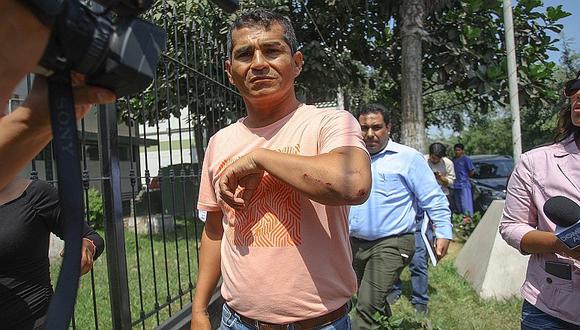Monterrico: Inspector agredido acude a comisaría a rendir manifestación