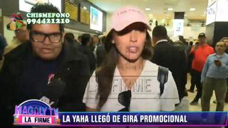 La reacción de Yahaira Plasencia al ver a los ‘urracos’ de Magaly