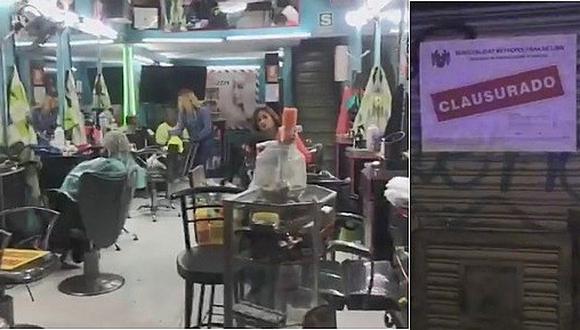 Clausuran peluquerías que facilitaban la prostitución en el Centro de Lima (VIDEO)