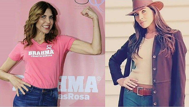 Lorena Meritano muestras sus senos con implantes y tatuajes tras el cáncer de mama 