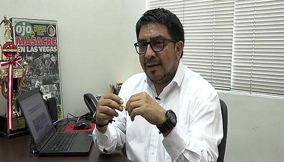Jaime Asián, director del diario Ojo, visitó set por 50° aniversario