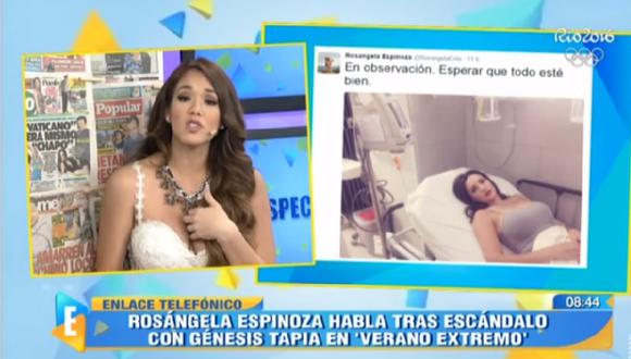 Rosángela Espinoza discute en vivo con Jazmín Pinedo y Antonio Pavón [VIDEO]