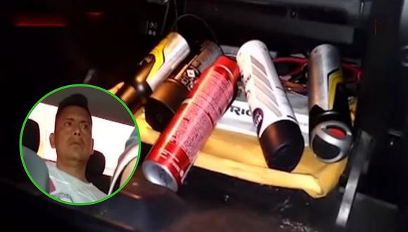 Falso taxista rociaba desodorante a ojos de pasajeros antes de asaltarlo (VIDEO)