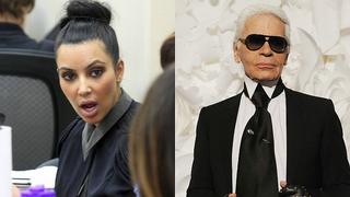 ¡Karl Lagerfeld muestra su apoyo a Kim Kardashian... ¿y luego la culpa del robo? [FOTOS]