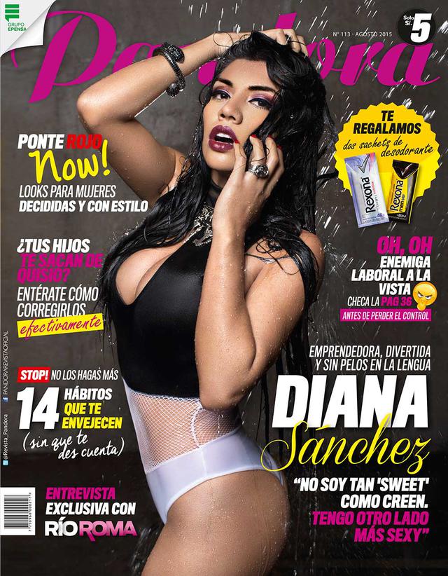 Diana Sánchez es la nueva portada de la Revista Pandora