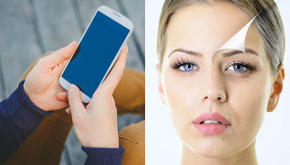 Estudio afirma que uso excesivo de celular genera arrugas prematuras
