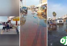 Paracas: Se salió el mar en playa “El Chaco” y bañistas entraron en desesperación | VIDEO 