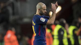 ​Barcelona despedirá a Javier Mascherano antes de partido decisivo