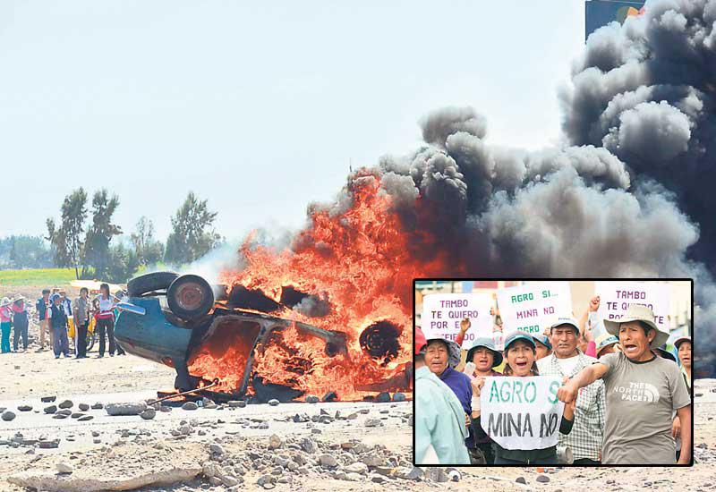 Tía María: Infierno en Arequipa por enfrentamientos