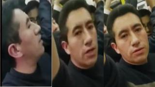 Golpean a sujeto acusado de realizar tocamientos a menor de 11 años en pleno bus de Metropolitano | VIDEO