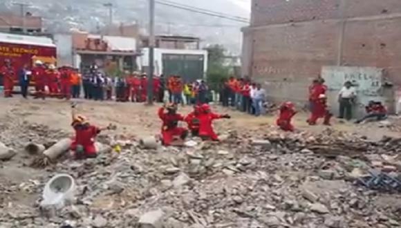 Chosica: Brigadistas realizan simulacro ante emergencias por huaicos [VIDEO]