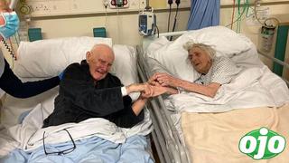 Pareja de ancianos se despide en el hospital antes de morir por Covid-19 tras pasar juntos 70 años 