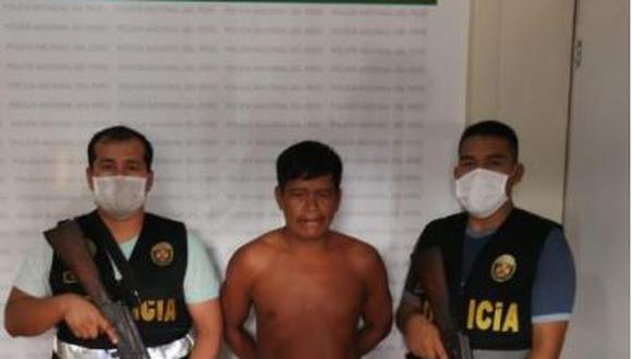 Pasco. Sujeto fue capturado tras ser acusado de violar de su hijastra de 10 años. (PNP)