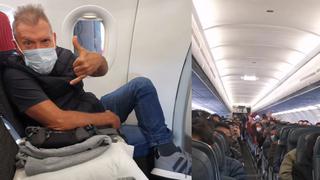 Pasajeros de avión emocionan a Raúl Romero al cantar ‘Los patos y las patas’ en pleno vuelo  