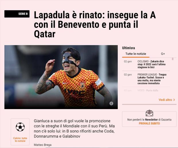 Gianluca Lapadula Jogador Benevento Durante Partida Campeonato Italiano  Série Entre — Fotografia de Stock Editorial © VincenzoIzzo #535950414