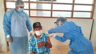 Adultos mayores de 80 años serán vacunados contra el COVID-19 este fin de semana en San Martín