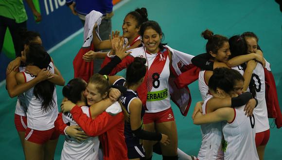 Voleibol: Perú clasifica al Mundial Sub-18 al vencer 3-1 a Colombia