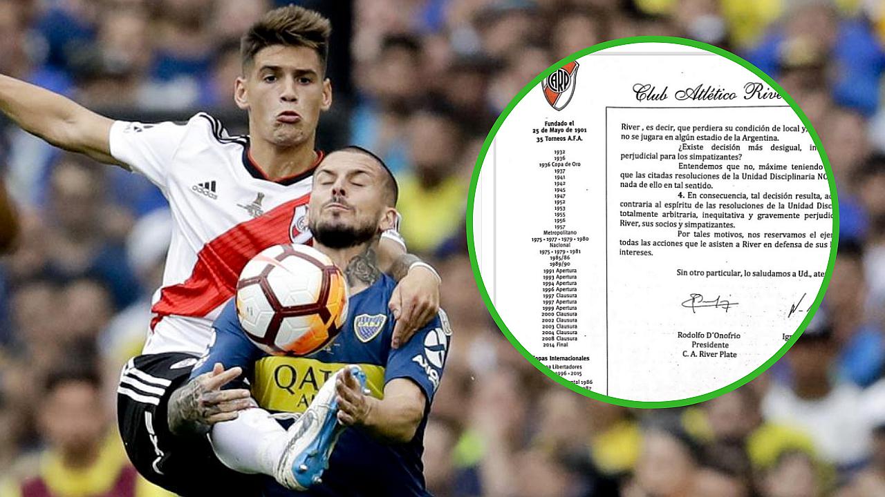 River Plate rechaza jugar la final de la Copa Libertadores en España