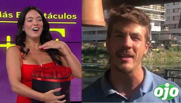 Jazmín Pinedo es sorprendida por su novio | FOTO: Capturas América TV