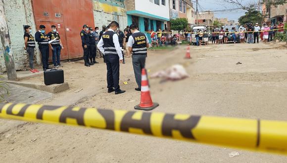 Trujillo: Dos presuntos sicarios asesinaron de seis balazos a un mecánico y la policía investiga una posible venganza. (Foto GEC)