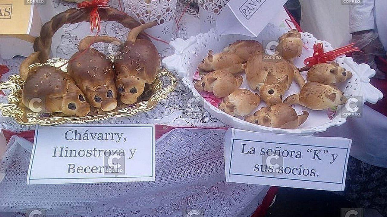 Preparan pan en forma de "ratas" y los comparan con políticos (FOTOS)