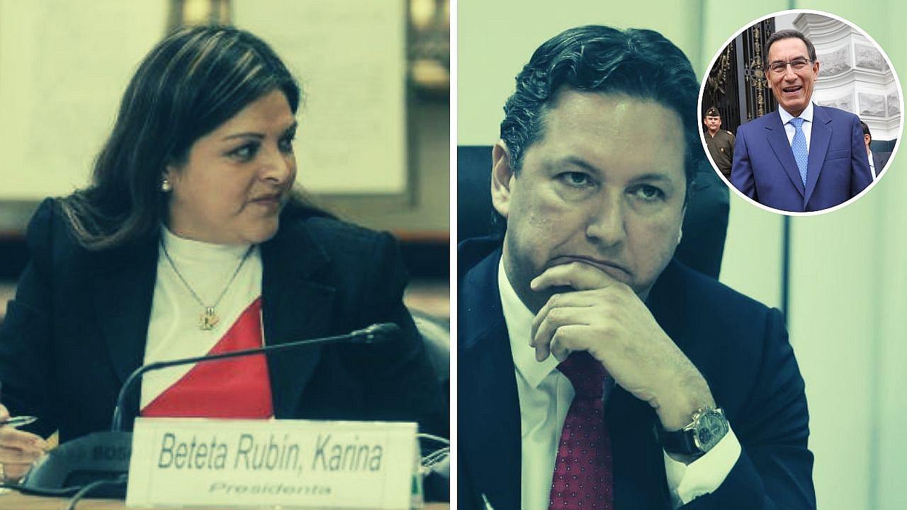 Karina Beteta enfrenta Salaverry: "Antes era parte de la cúpula y ahora es dama de compañía de Vizcarra"