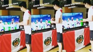 ​Hincha se hace viral al darle peculiar "bendición" a selección peruana │ VIDEO