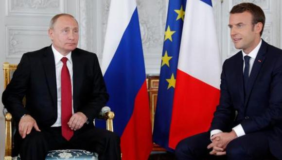 Putin y Macron están en contacto permanente sobre el caso de Ucrania.
