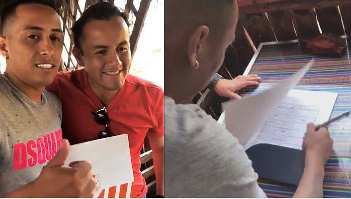 ¿Christian Cueva firmó para la César Vallejo de Richard Acuña? Brunella Horna capta el momento 