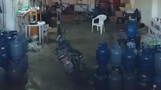 Surco: Clausuran almacén clandestino con más de 40 balones de gas