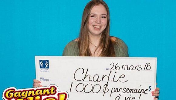 Joven se ganó la lotería con el primer boleto que compró en su vida