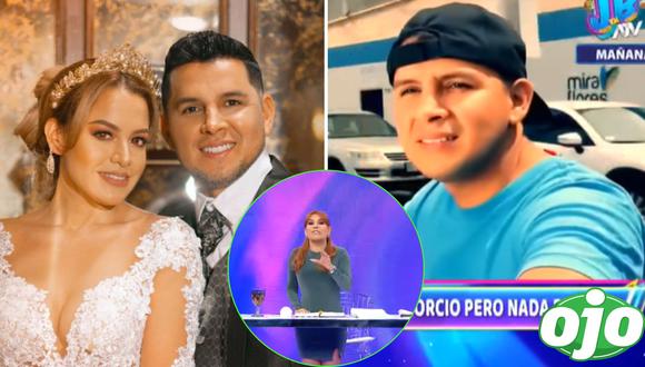 Néstor Villanueva pide 20.000 soles a Magaly para firmarle el divorcio a Florcita Polo. Foto: (Magaly TV, La Firme | Instagram/@florcitapolodiaz).